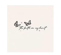 Nato libero succo di frutta tatuaggio adesivo impermeabile farfalla sexy serratura