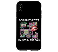 Nato negli anni '70 sollevato anni '80 Cool Gen X Throwback Vibes Uomini Donne Custodia per iPhone XS Max