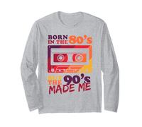 Nato negli Anni '80, ma Gli Anni '90 Mi Hanno Fatto. retrò Maglia a Manica