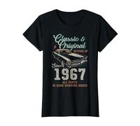 Nato nel 1967 Auto d'Epoca 59° Compleanno Maglietta, Donna, Nero, M