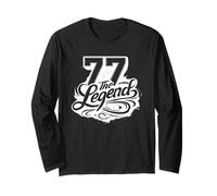 Nato nel 1977 The Legend Vintage Birth Year Classic Maglia a Manica