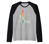 Nato nel gennaio 1968 Compleanno nel gennaio 1968 Maglia con Maniche Raglan