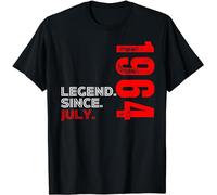 Nato nel Luglio 1964. Leggenda del Compleanno Vintage dal Luglio 1964. Tee T-Shirt Girocollo Maglietta Uomo Casual Maglietta T-Shirt per Bodybuilding Palestra Sport XL