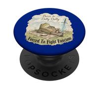 Nato per Dilly Dally costretto a combattere il fascismo Cottagecore Frog PopSockets PopGrip Adesivo