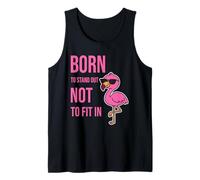 Nato per distinguersi Non per Adattarsi - Potenziare Fenicottero Canotta