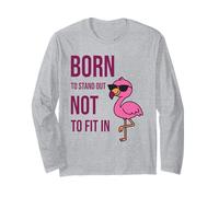 Nato per distinguersi Non per Adattarsi - Potenziare Fenicottero Maglia a Manica