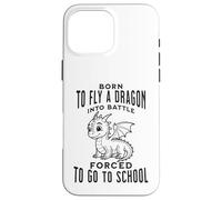 Nato per far volare un drago in battaglia costretto ad andare a scuola Custodia per iPhone 16 Pro Max