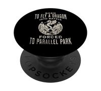 Nato per far volare un drago in battaglia costretto al parco parallelo PopSockets PopGrip Adesivo