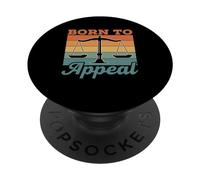 Nato Per Fare Appello Legge Laurea Attorney Avvocato PopSockets PopGrip Adesivo