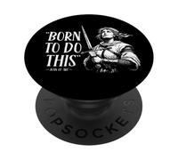 Nato per fare questo Giovanna d'Arco ispiratrice PopSockets PopGrip Adesivo
