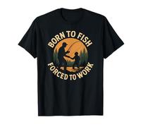 Nato per Pesce Forzato Maglietta