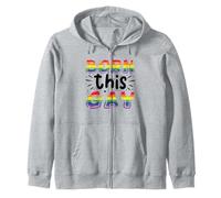 Nato Questo Gay Felpa con Cappuccio