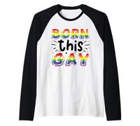Nato Questo Gay Maglia con Maniche Raglan