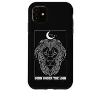 Nato sotto il leone Leone Zodiac Costellazione Luna Astrologia Custodia per iPhone 11