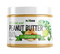 NATOO 100% Natural Peanut Butter Crunchy, 400 grammi