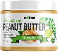 NATOO 100% Natural Peanut Butter Crunchy, 400 grammi