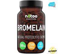 NATOO ESSENTIALS BROMELAIN 500 mg - 60 caps INTEGRATORE DI BROMELINA