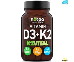 Natoo Essentials Vitamin D3+K2 Vital - 60 cpr Vitamina d3 k2
