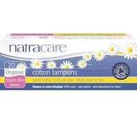 Natracare 100% Organic Cotton Tampons - Super Plus - 20 Pack