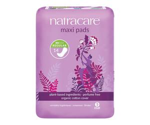 Natracare Assorbenti Arrotondati senza Ali, regulari 14 pezzi.