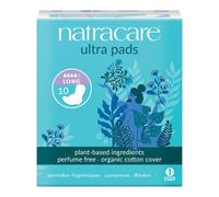 Natracare Natural Uitra Pad W/Wings - Lunghi W/Fodera in cotone organico - Confezione da 10