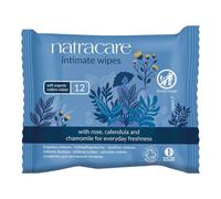 Natracare Salviette per l'igiene intima con rosa, camomilla e calendula 12 pz.