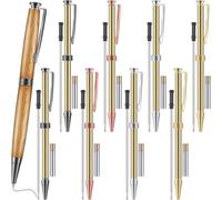 Natrama 12 pezzi 7 mm Trimline Twist Pen Slimline Twist Pen Kit con elementi rotanti per tornitura legno fai da te
