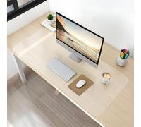 NATRKE Sottomano da Scrivania Trasparente in PVC, 60x40x0,15cm Tappetino da Scrivania, Copertura per Tavolo Antiscivolo Impermeabile, Protezione per Tavolo da Scrivania per Ufficio e Casa