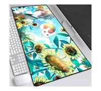 natsume yuujinchou Tappetino Mouse Gaming, Grande Anime Mouse Pad XL 700x300mm Confortevole, Lavabile, 3mm Antiscivolo Tappetino Scrivania Supporto per Ufficio Computer, Adatto per computer e PC,B