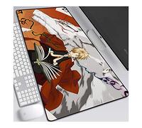 natsume yuujinchou Tappetino Mouse Gaming, Grande Anime Mouse Pad XXL 800x300mm Confortevole, Lavabile, 3mm Antiscivolo Tappetino Scrivania Supporto per Ufficio Computer, Adatto per computer e PC, D