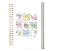 NATSUNO Dentist Gifts Spiral Notebook Journal for Women 5.5x8.3in