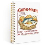 NATSUNO Jesus Christian Spiral Notebook Journal 5.5x8.3in