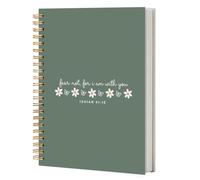 NATSUNO Sage Green Christian Spiral Notebook Journal 5.5x8.3in