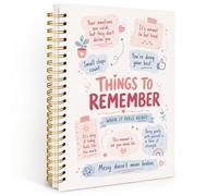 NATSUNO Things to Remember Mental Health Spiral Notebook Journal 5.5x8.3in