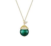 NATTA NATTURA Malachite Femmina DEMMA Europe E Americana per personalità Sempre CATURA Piccola Catera CLAVICOLA Accessori di Lucio SILTRO
