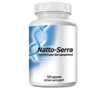 Natto-Serra 120 Capsule Nattokinase 2.000FU Serrapeptasi 40.000 SPU