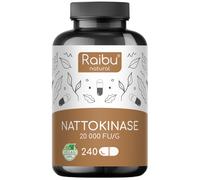 Nattokinase 100 mg, 20.000 FU/g da Natto Giapponese, testata in labora