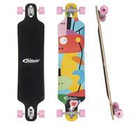 Nattork Skateboard Cruiser da 42 pollici Complete 8 Ply Canadian Hard Maple for Commuting, Carving & Downhill Riding with T-Tool, Made for Adults, Teens and Kids