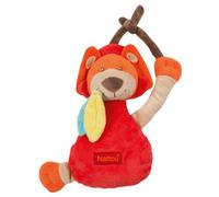 Nattou 413169 Jungle - Cuscino doudou vibrante Leone