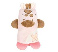 Nattou 730099 - Buddiezz Pupazzetto con Cuscinetto di Gel Freddo/Caldo Giraffa, Rosa