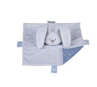 Coniglio di peluche Nattou, compagno dalla nascita, circa 28 cm, si illumina al buio, jersey di poliestere/cotone, Lapidou, blu pastello