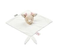 Nattou Dou-dou in Velluto a Forma di Cerbiatto, 28 x 28 cm, Poliestere, FanFan, Ecrù