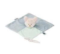 Nattou Doudou per Neonato, Cotone e Velour, la Volpe Fox, Compagno dalla Nascita, 27 x 27 cm, Azzurro