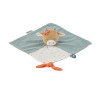 Nattou Doudou per Neonato, Cotone e Velour, Mucca Mila, Compagno dalla Nascita, Ca. 27 x 27 cm, Mila, Zoe e Lana, Azzurro