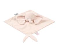 Nattou Elefante in Velluto, 28 x 28 cm, Poliestere/Cotone, FanFan, Rosa