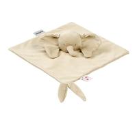 Nattou Elefante in Velluto, 28 x 28 cm, Poliestere, FanFan, Sabbia