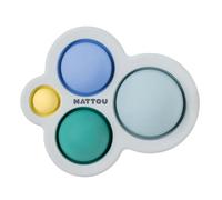 Nattou- Giocattoli Pop-it, Colore Blu, 875486