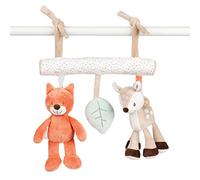 Nattou Giocattolo da appendere Fanny e Oscar con sonaglio, 24 x 4 x 15 cm, bianco/beige