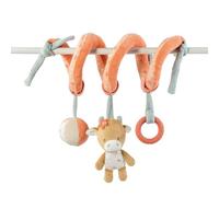 Nattou Giochino da Appendere, Velour, Mucca Mila, Con Sonaglio e Altre Attività, Ca. 30 cm, Mila, Zoe e Lana, Multicolore