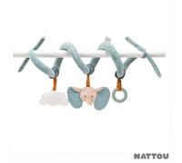 Nattou- Gioco a Spirale, Colore Verde/Beige, 748179